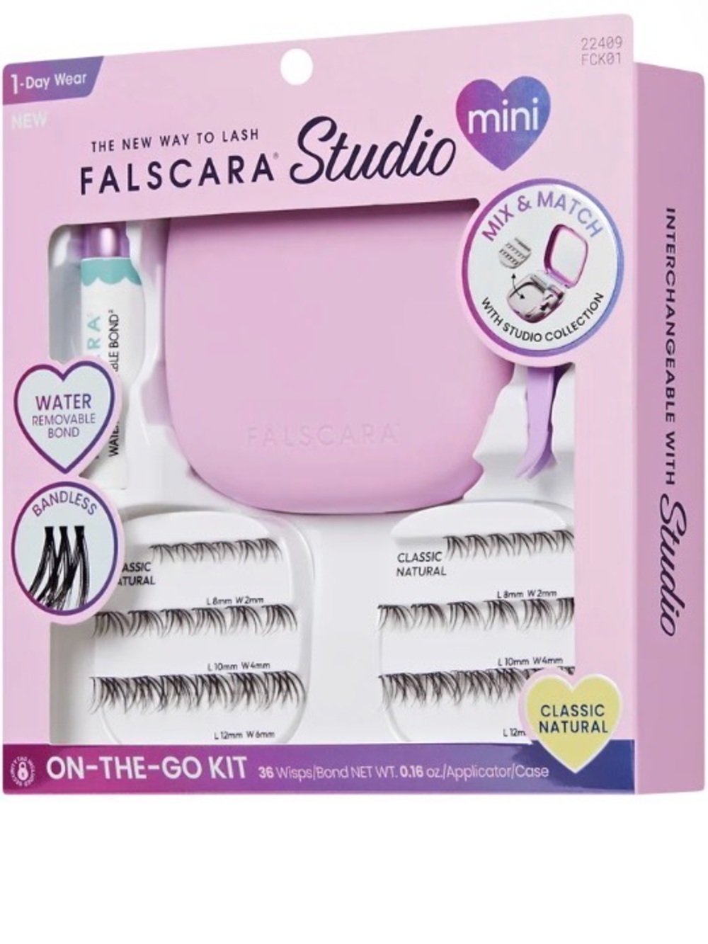 Falscara Studio Mini On-The-Go Kit -  False Eyelashes